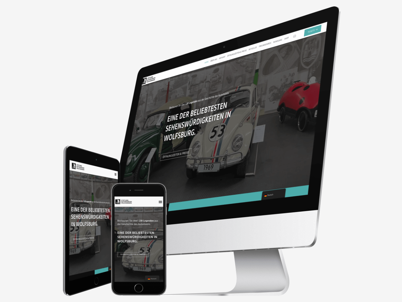 Website Programmierung mit Online Shop WooCommerce für Stiftung Automuseum Wolfsburg